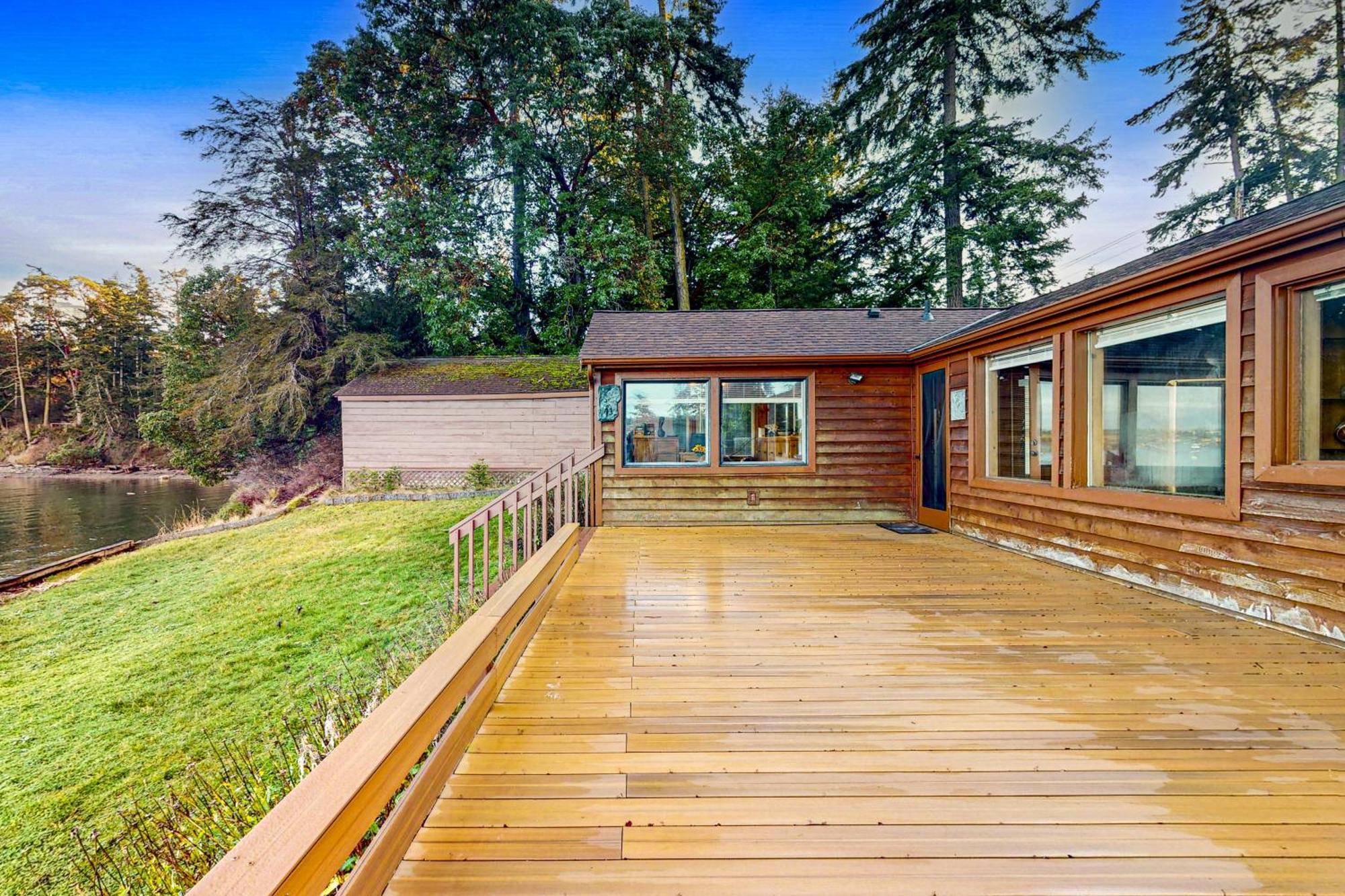 The Cabin At Penn Cove Coveland Exteriör bild